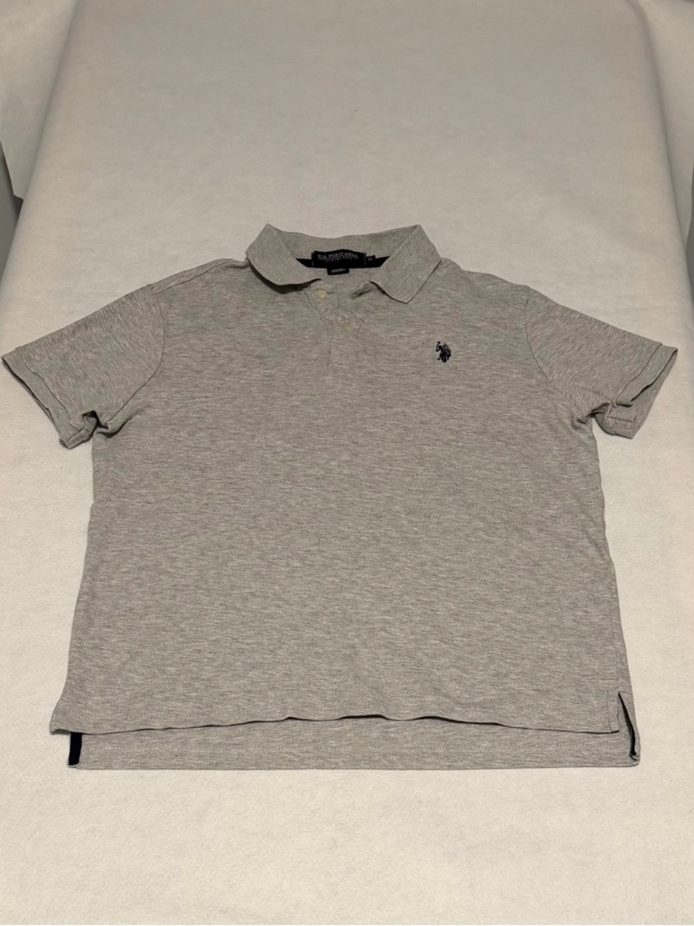 Polo by Ralph Lauren Light Heather Gray Short-Sleeve Polo Luxury Feel Medium